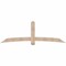 Ekena Millwork Bellingham Smooth Timber Gable Bracket, Douglas Fir, 96"W x 32"H x 5 1/2"D x 5 1/2"F, 8/12 Pitch GBW096X32X0606BEL00SDF - alternate 1